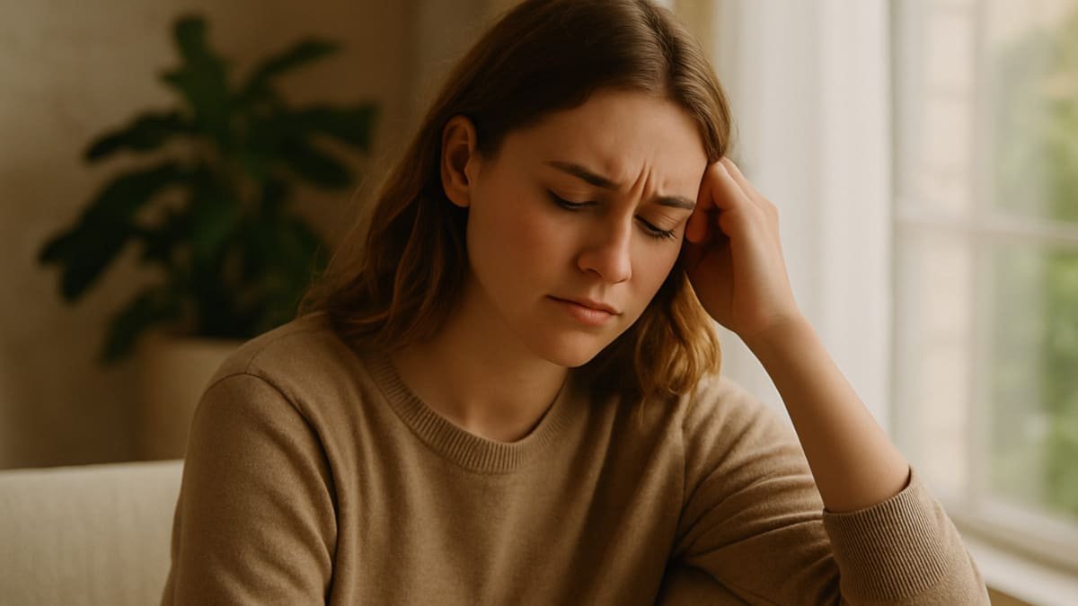 persona reflexionando sobre sus relaciones en un ambiente tranquilo con luz natural