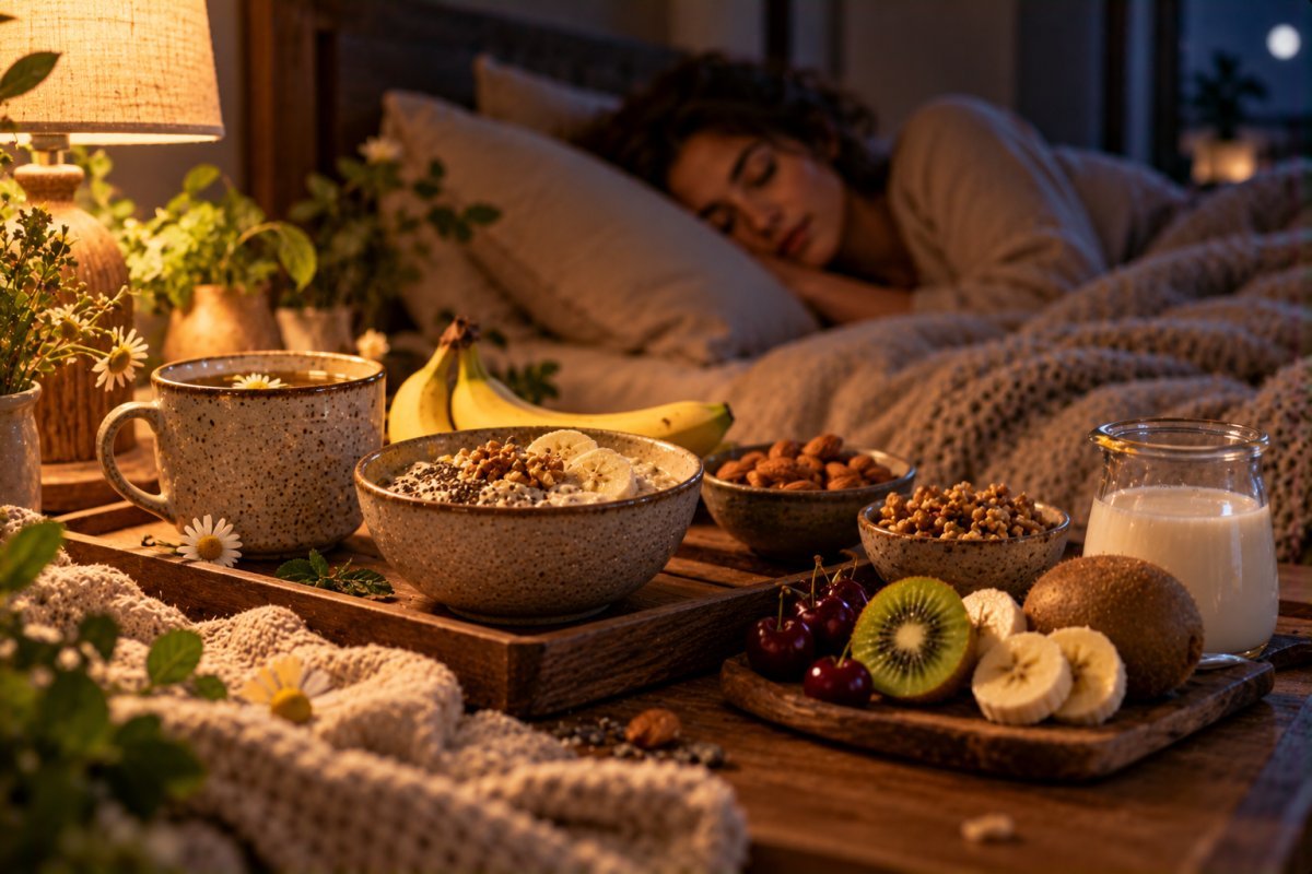 Frutas y alimentos nocturnos que disminuyen el cortisol