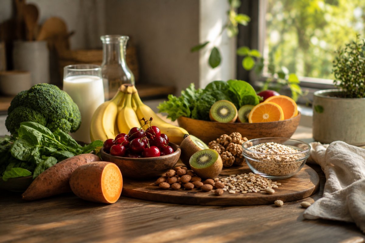 Frutas y vegetales que ayudan a regular el sueño