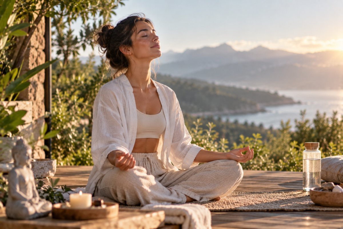 Práctica de meditación para una apariencia juvenil