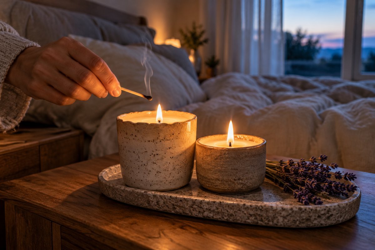 Velas aromáticas para transformar tu noche de descanso