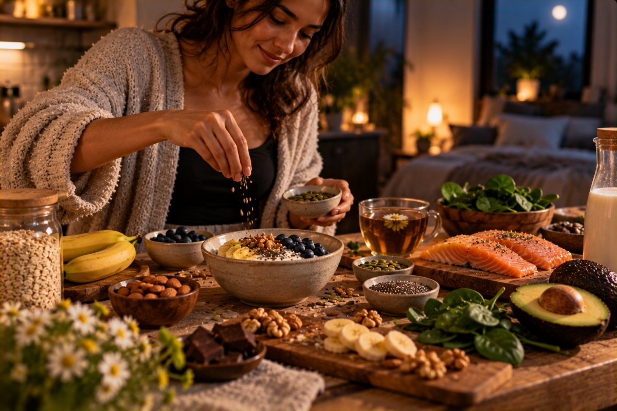 Superalimentos que mejoran tu calidad de sueño en la cocina