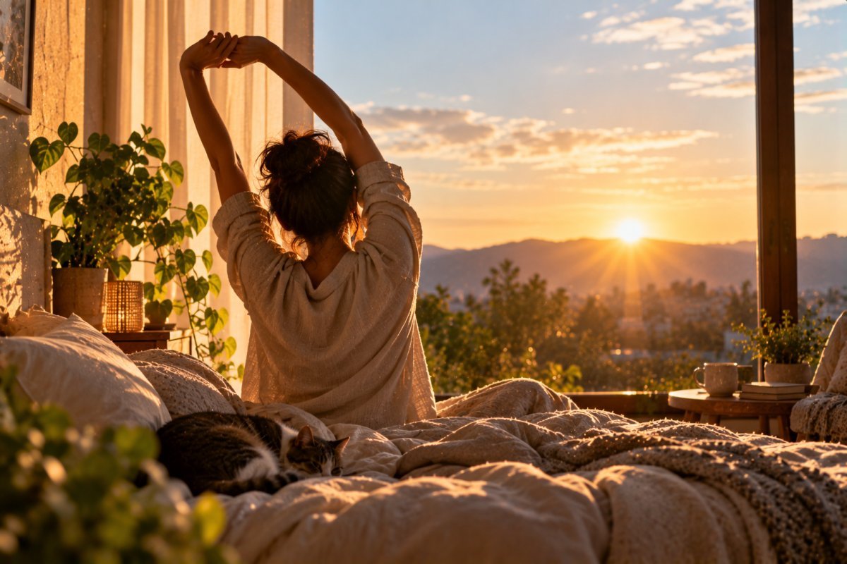 La importancia de la luz natural en un amanecer sereno