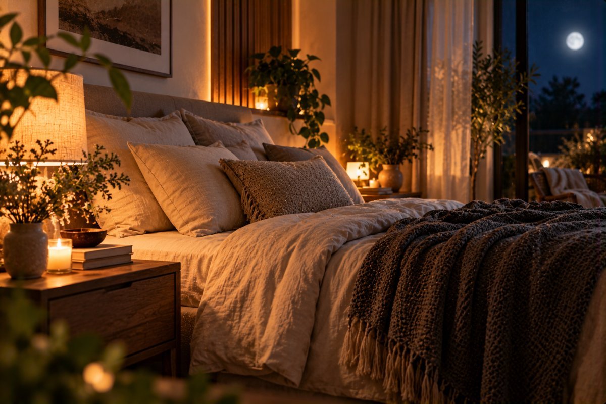 Dormitorio relajante y libre de estrés
