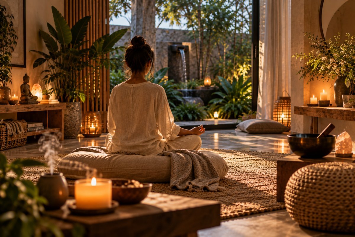 Espacio multisensorial para una meditación profunda