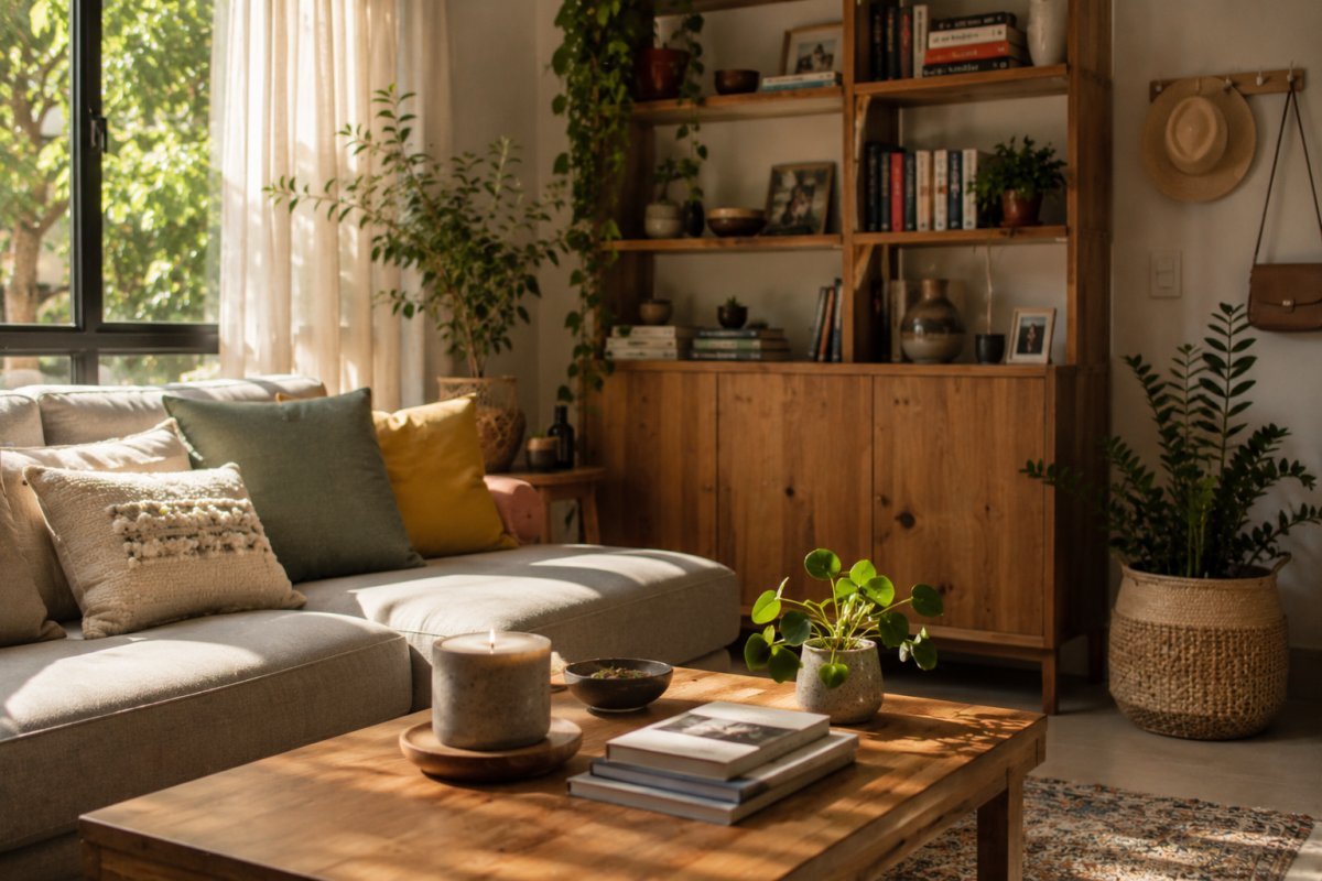 Espacios organizados que inspiran tranquilidad sin ser minimalistas extremos