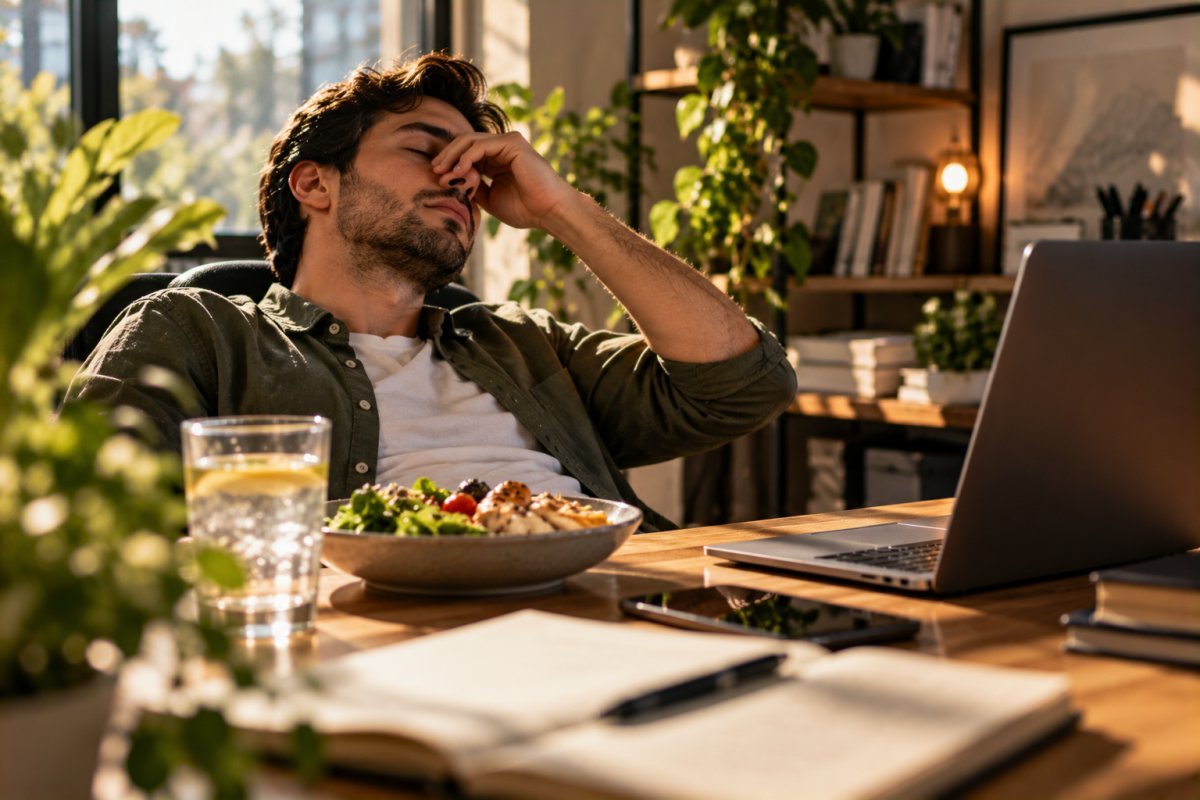 Técnicas efectivas contra el letargo post-almuerzo