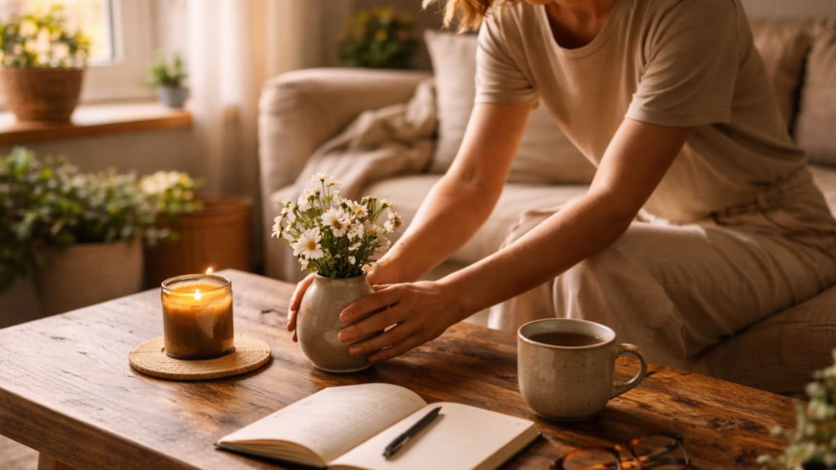 espacio tranquilo en casa con luz natural que invita a reinicio consciente