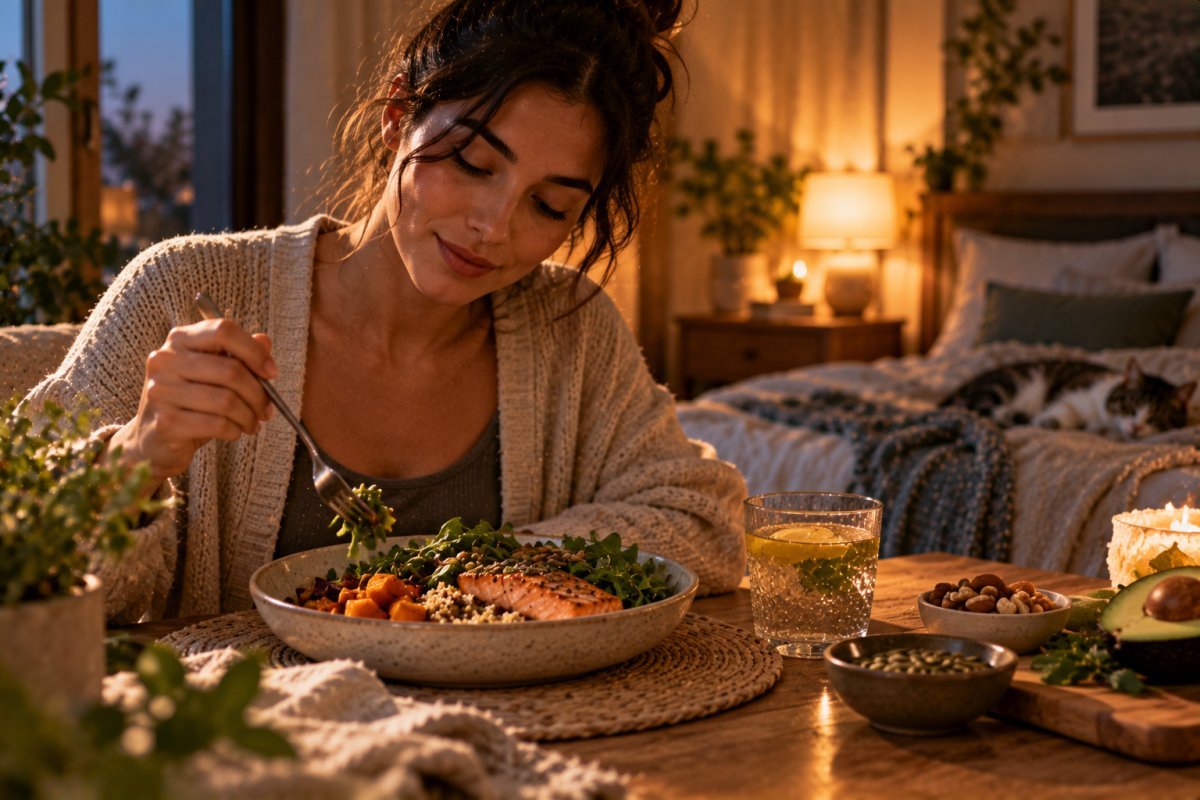 Una cena saludable que ayuda a prevenir el insomnio