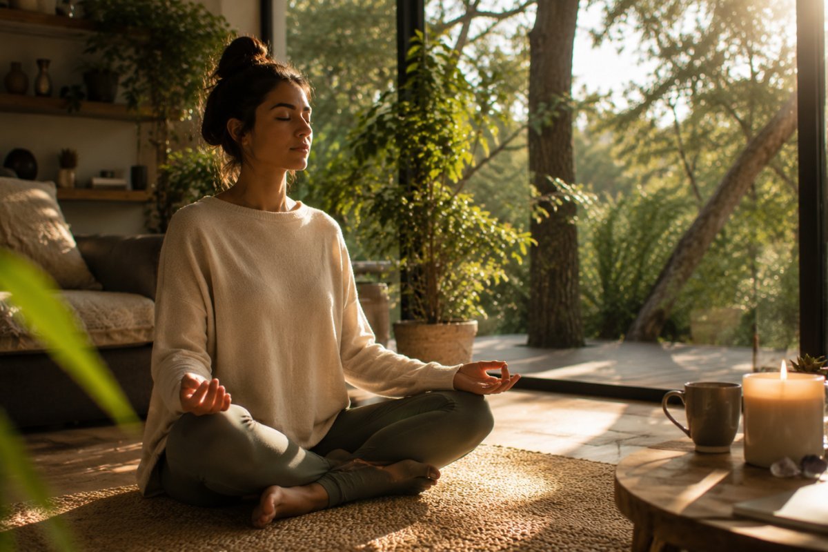 Persona practicando técnicas de mindfulness para una vida equilibrada